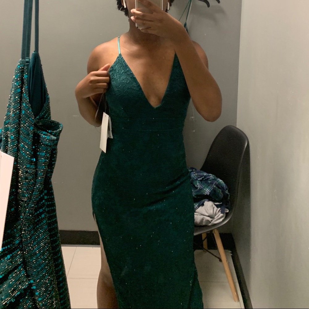 Honey and Rosie Emerald dress